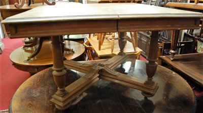 Lot 1353 - An early 20th century Belgian walnut round...