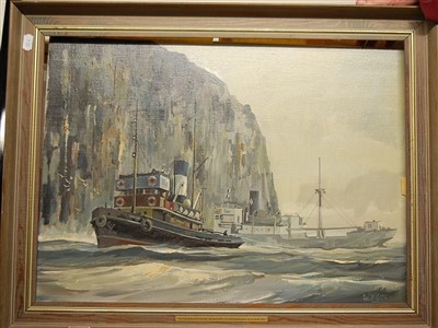 Lot 1004 - David Griffin - The Tug, Brigadiers salvaging...