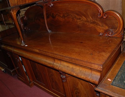 Lot 1444 - A Victorian mahogany and flame mahogany...