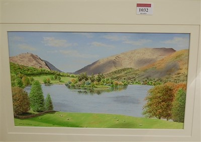 Lot 1032 - David Marsh - Grasmere, pastel, signed lower...