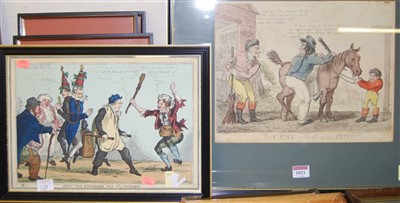 Lot 1021 - George Cruickshank - Jack Junk Embarking on a...