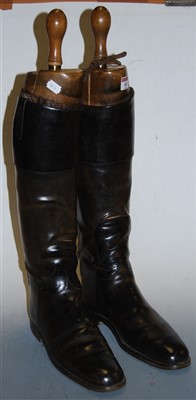 Lot 69 - A pair of gentleman's brown leather calf...