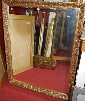 Lot 1096 - Reproduction gilt framed and bevelled...