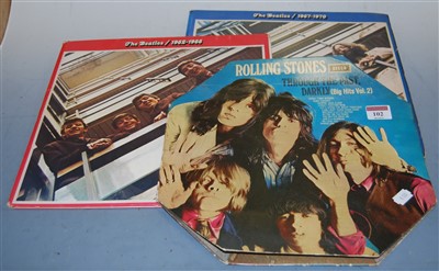 Lot 102 - Two Beatles LPs,The Beatles 1962-1966, and...