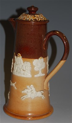 Lot 194 - A Doulton Lambeth salt glazed stoneware jug...