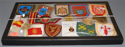 Lot 203 - Assorted Spanish cloth badges, silks, civil...