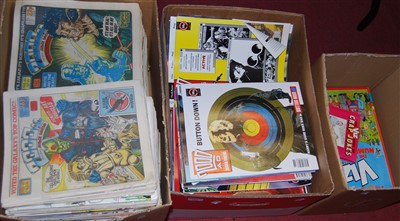 Lot 166 - Three boxes of miscellaneous circa 1990s Viz...