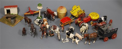 Lot 482 - A boxed Britains Home Farm series farm wagon,...