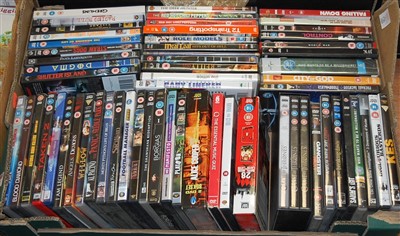 Lot 520 - A box of DVDs, principally being Hollywood...