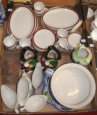 Lot 541 - Two boxes of mixed chinaware, to include Toby...