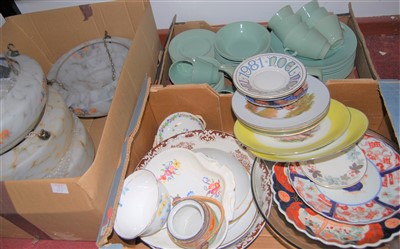 Lot 413 - Three boxes of miscellaneous items to include...