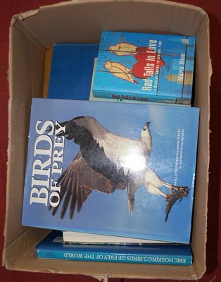 Lot 590 - A box of assorted volumes concerning Birds of...