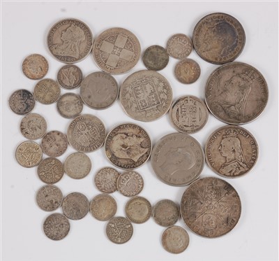 Lot 2098 - Great Britain, a mixed lot of Victorian and later coins to include