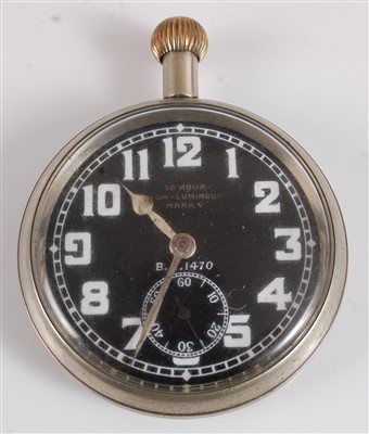Lot 262 - A WW I Royal Flying Corps cockpit watch