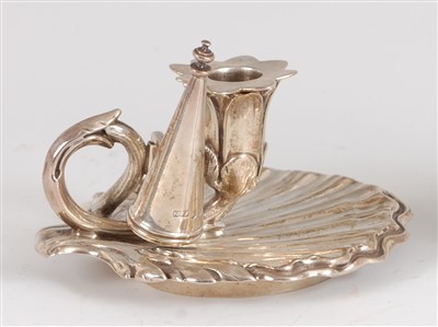 Lot 1158 - An early Victorian silver chamberstick, with...