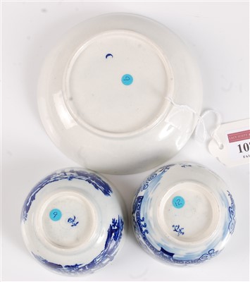 Lot 1072 - A Worcester porcelain tea bowl and saucer,...
