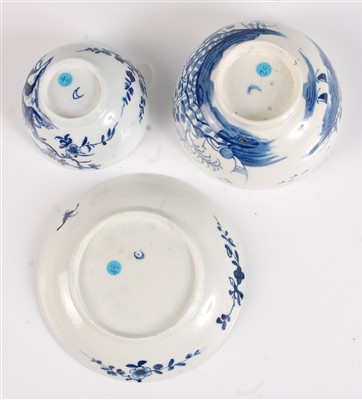 Lot 1083 - A Worcester porcelain tea bowl and saucer,...