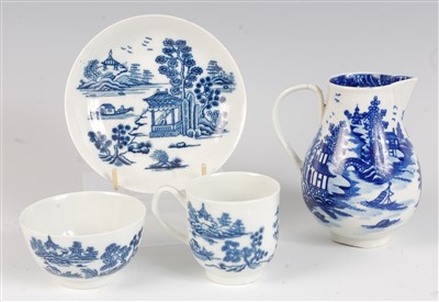 Lot 1084 - A Worcester porcelain sparrow-beak cream jug,...