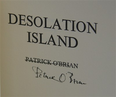Lot 1018 - O’BRIAN, Patrick. Desolation Island. Stein and...