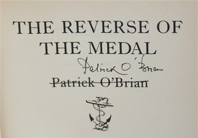 Lot 1020 - O’BRIAN, Patrick. The Reverse of the Medal....