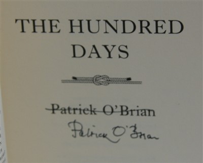 Lot 1024 - O’BRIAN, Patrick. The Hundred Days. Harper...