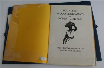Lot 1029 - GIBBINGS, Robert. Fourteen Wood Engravings...