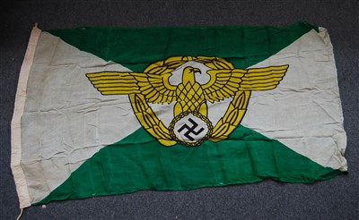 Lot 318 - A German Feldgendamerie cotton flag