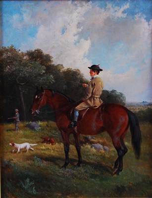 Lot 1528 - John Duvall (1816-1892) - Sporting scene with...