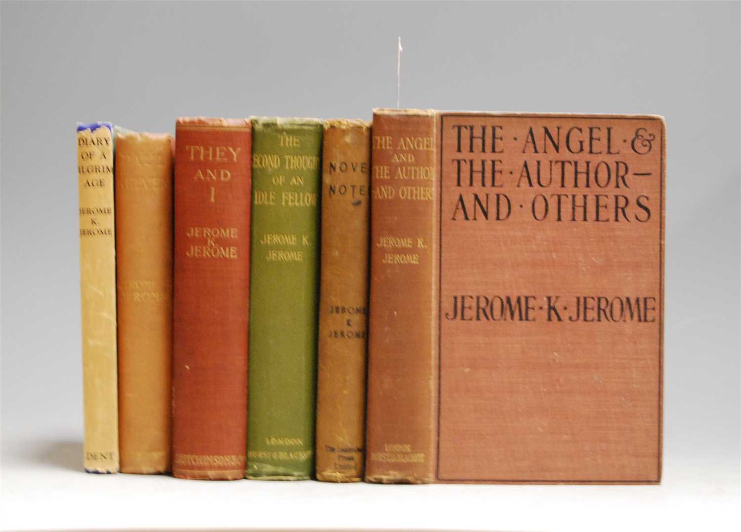 Lot 90 - A small collection of novels by Jerome K....