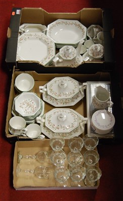 Lot 142 - A Johnson Brothers tea and dinner service, in...