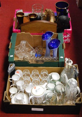 Lot 146 - Three boxes of miscellaneous items, to include...