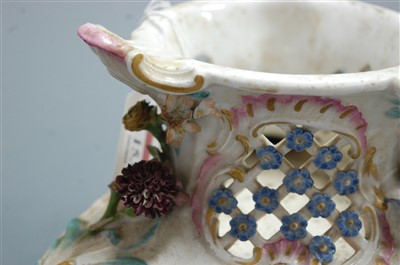 Lot 153 - A 19th century Meissen porcelain table...