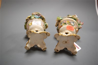 Lot 165 - A pair of early 19th century Derby porcelain...