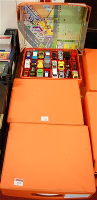 Lot 513 - Three boxes of assorted diecast vehicles to...