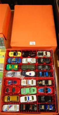Lot 514 - Two boxes of assorted diecast vehicles to...