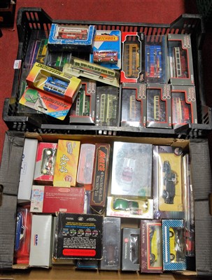 Lot 529 - Two boxes of modern issue diecast to include...