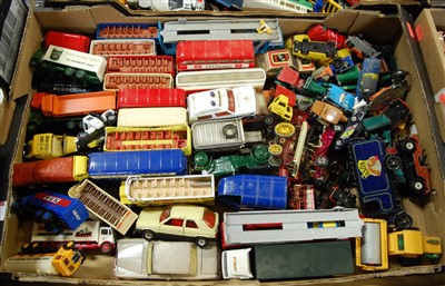 Lot 560 - One box of mixed playworn diecast to include...