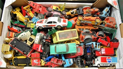 Lot 561 - One box of mixed playworn diecast to include...