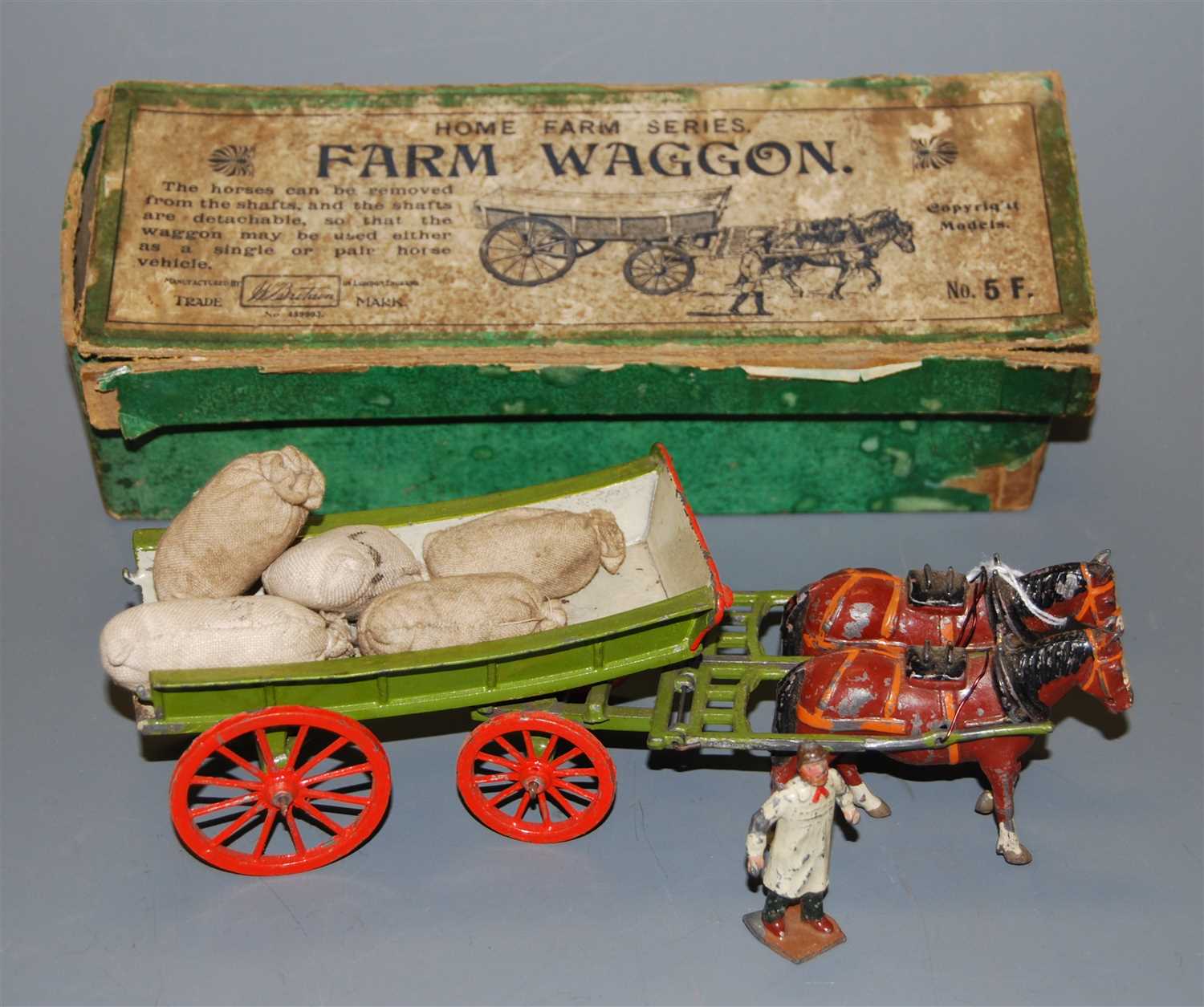 Lot 281 - A boxed Britains Home Farm series farm wagon,...