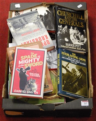 Lot 362 - A box of miscellaneous hardback books, to...