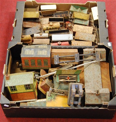 Lot 348 - Two boxes of assorted 0 gauge rolling stock...