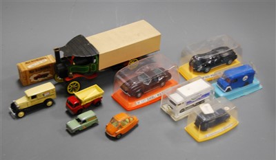 Lot 383 - A small collection of modern issue diecast toy...