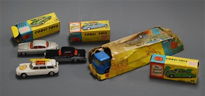 Lot 387 - A collection of many boxed Corgi diecast toy...