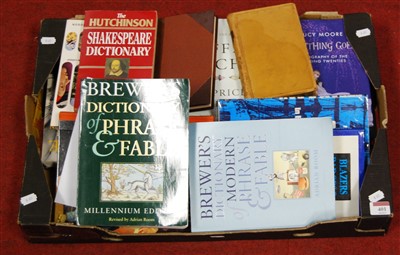 Lot 401 - A box of miscellaneous books to include...