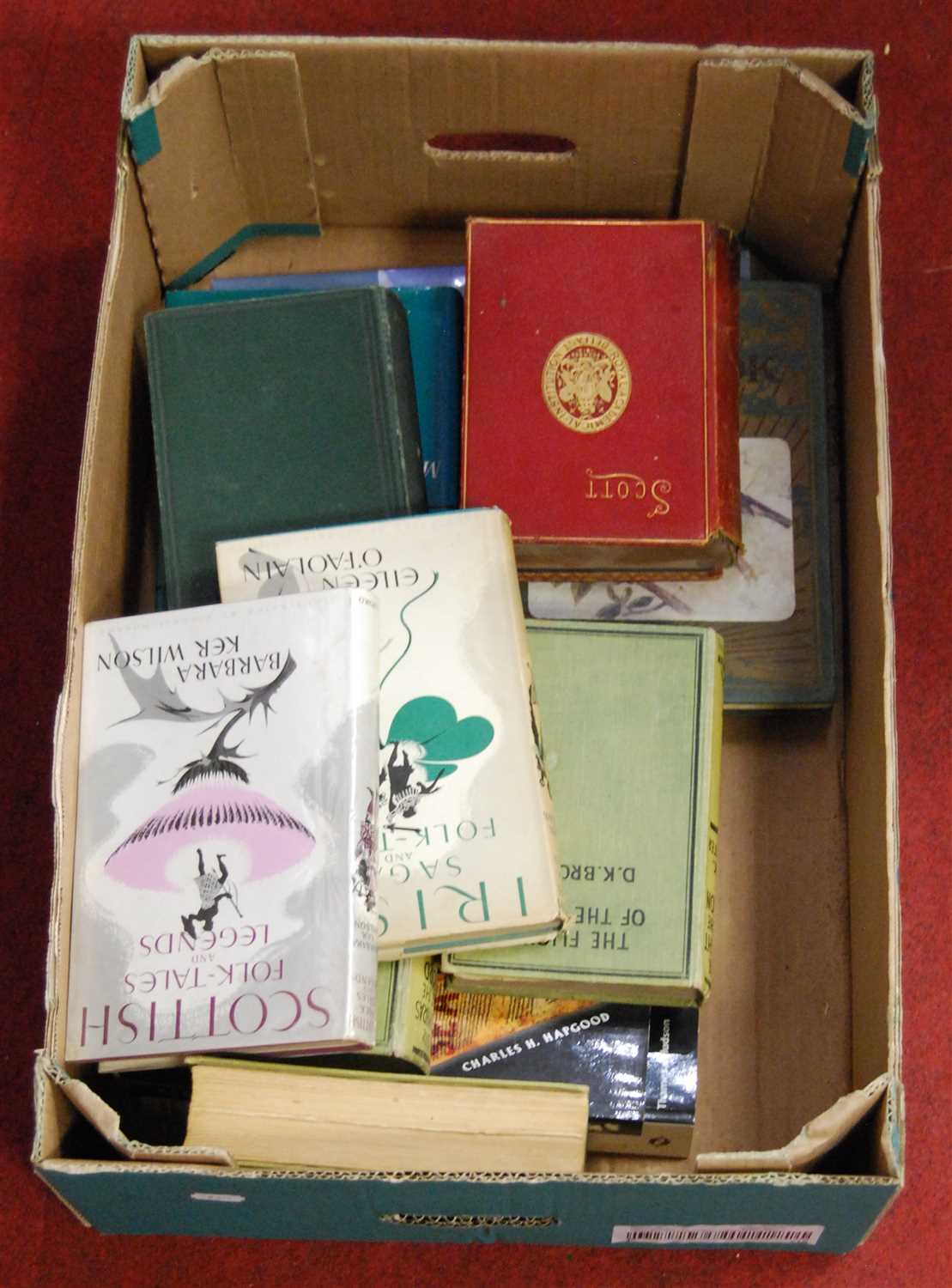 Lot 430 - One box of various books to include Scottish...