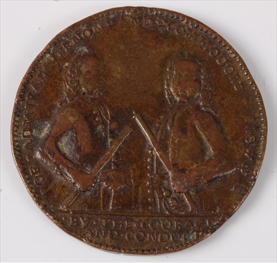 Lot 248 - Admiral Vernon Porto bello 1739 commemorative medallion