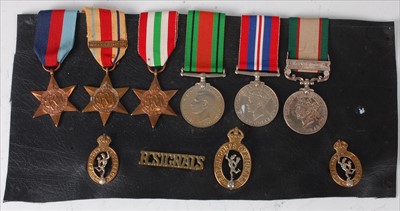 Lot 250 - A WW II group of five medals