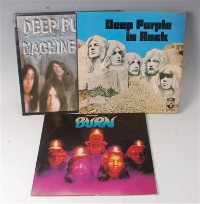 Lot 732 - Three Deep Purple LP's