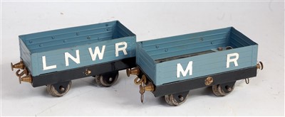 Lot 377 - 2x completely repainted Hornby 1920 open...