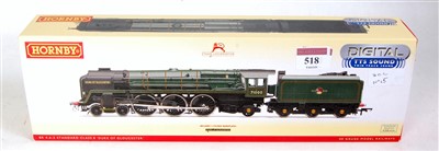 Lot 601 - A Hornby R3244 TTS BR lined green class 8...